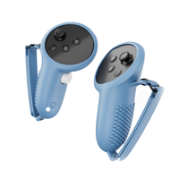 Étui résistant aux chocs pour manettes Meta Quest3 VR, housse en silicone pour un confort amélioré