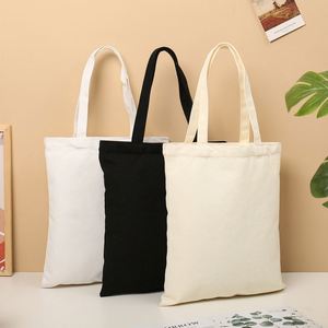 Bolsa de Compras de Lona Ecológica Reutilizable con Logotipo Personalizado, Bolsa de Mano Grande de Algodón Orgánico - Product Image 2