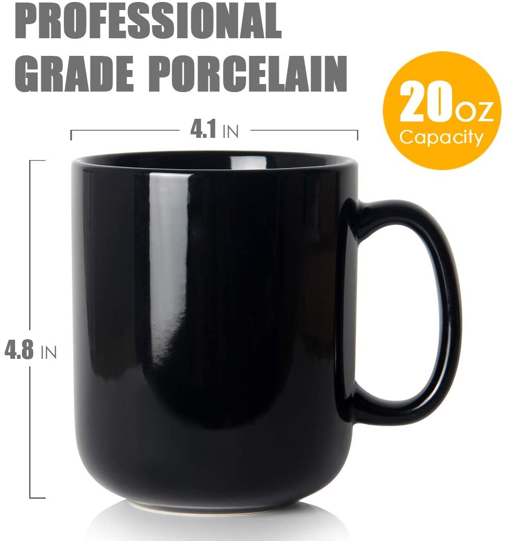 20 OZ Large Coffee Mug - Ceramic Boss Big Tea Cup for Dad