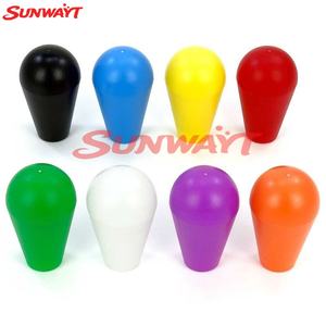 Manche de joystick de jeu d'arcade style américain Battop 51mm x 17mm avec boule ovale supérieure et pièces Balltop Topball pour borne de jeu à monnayeur - Product Image 2