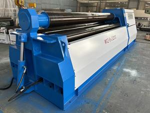 Bốn Con lăn CNC Ống cán máy thủy lực CuộN Máy 8ton 3200 mét CNC thủy lực tấm cán máy - Product Image 2