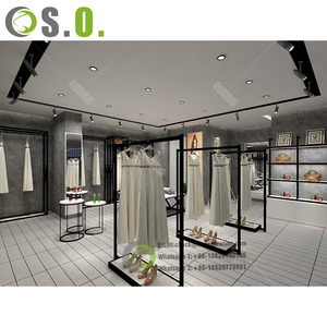 Estante de exhibición de ropa profesional de gama alta, estante de exhibición interior, gabinete de tienda de ropa - Product Image 3