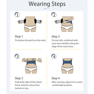 Parches corporales de parche lumbar de compresa caliente OEM ODM de nivel profesional para la salud de la piel - Product Image 6