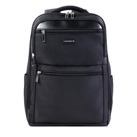 Sac à dos de voyage professionnel décontracté pour le bureau, avec compartiment rembourré pour ordinateur portable, sacs personnalisés avec logo imprimé, panneau dorsal respirant