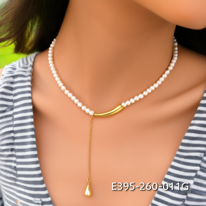 Collier de perles E395-260-011G - Product Image 3