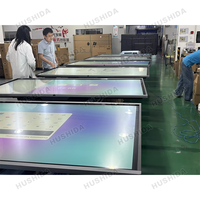Tableau Blanc Interactif Intelligent LCD Multi-langues à Écran Tactile 4K de 65, 75, 85, 98 Pouces, Double Système, Prix Usine