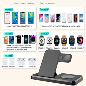 Bán Chạy Nhất 15W Có Thể Gập Lại 3-Trong-1 Không Dây Sạc Trạm Qc3.0 <span class=keywords><strong>Pd</strong></span> Chức Năng Cho Phòng Ngủ Văn Phòng Nhà 5V/2A 9V/2A Đầu Ra - Product Image 5