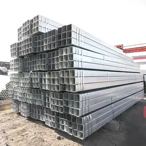 Hollow square tubes 50x50mm galvanized square steel tube 75x38 rectangular pipe