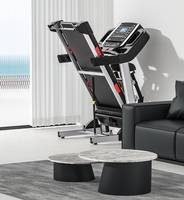 Tapis roulant électrique Duojiu pliable et portable avec écran LED, moniteur de fréquence cardiaque sans fil, utilisation à domicile, vitesse de 1 à 16 km/h, moteur 3.0