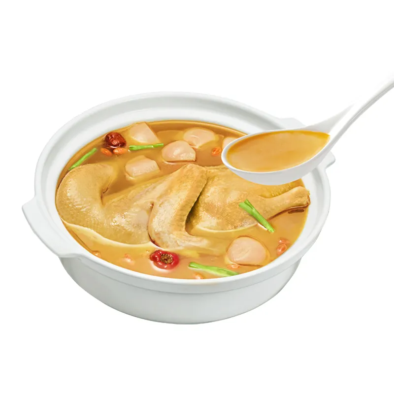 Sichuan qinma eski ördek çorbası pişirme ve süpermarket için çorba baharat ekşi turp yapmak