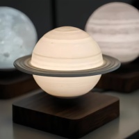 Décoration Moderne pour la Maison, Lampe Flottante 3D Lune Étoilée 14CM, 16 Couleurs, Taille Personnalisée, pour Enfants et Bébés, Idéale pour Cadeaux de Bienvenue