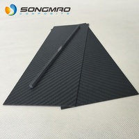 Plaque en fibre de carbone 3K personnalisée en usine, 400*500mm, légère et haute résistance, pour drones, robots et équipements d'automatisation