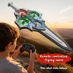 2026 Newest Flying Sword AE101 Foam Flying Sword 2.4G 6-Axis Gyroscope 3-Speed <b>Switching</b> Watch <b>Remote</b> Control With LED Lights - Product Image 2