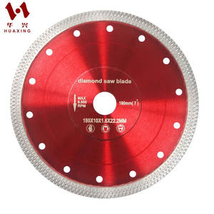 Disques à tronçonner diamantés de 7 po (<span class=keywords><strong>180</strong></span> <span class=keywords><strong>mm</strong></span>) à coupe latérale pour carreaux de porcelaine - Product Image 1