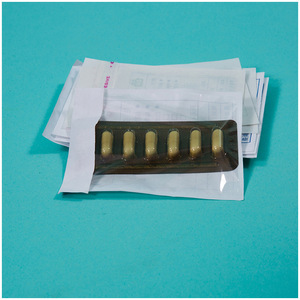 Rooster Medical Kraft Paper Medicine <b>Bags</b> Hexagonal Bottom Disposable <b>Tablet</b> Repackaging Inner Packaging - Product Image 4