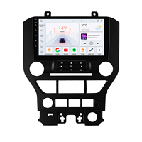 CARUPEZ 9-Zoll Android Autoradio Headunit Navigationsbildschirm für Ford Mustang 2015-2021 Basisausstattung Plug & Play CarPlay DSP GPS