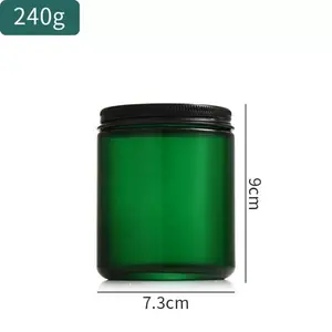 Trong Số Lượng Lớn Nhãn Hiệu Riêng 2Oz 4Oz <span class=keywords><strong>8</strong></span> <span class=keywords><strong>Ounce</strong></span> Rõ Ràng Amber Glass Straight Sided <span class=keywords><strong>Mason</strong></span> Canning Nến Lưu Trữ Chum Với 70 Mét Có Nắp Đậy - Product Image 4