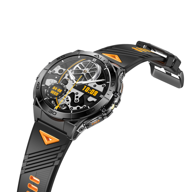 New Smartwatch K71 with 1.6" Amoled HD Screen 600mAh Battery Flashlight 100+ Sports Modes Fitness Tracker Sport Watch