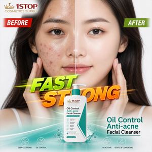 Nettoyant Visage Équilibrant à l'Huile <span class=keywords><strong>de</strong></span> Citron Vert – Contrôle du Sébum, Éclat Purifié, Nettoyage des Pores – <span class=keywords><strong>Pour</strong></span> Peaux Grasses – Soin Professionnel en Gros - Product Image 1