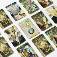 Jeu de cartes Oracle Tarot personnalisé en usine, imprimé sur papier de haute qualité, boîte rigide écologique et recyclable, jeu de cartes de divination OEM