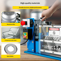Machine à dénuder les fils électriques automatique 220 V, résistante à l'usure, multi-trous, haute sécurité, pour le recyclage des câbles en cuivre