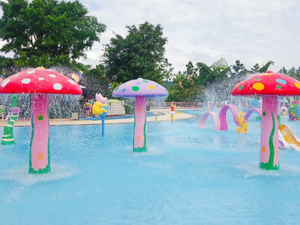 Parque acuático comercial paseos divertidos parque acuático niños spray piscina jugar juguetes lluvia hongo tromba - Product Image 3