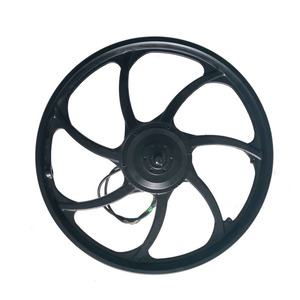 Motor de cubo de 48V 500W 36V 48V 350W DC engranaje sin escobillas Motor de cubo de bicicleta de 20 pulgadas con ruedas delanteras para bicicleta de disco eléctrica - Product Image 2