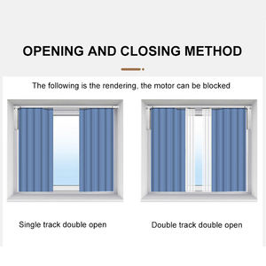 Riel de motor de cortina motorizada inteligente, sistema de pista eléctrica - Product Image 6