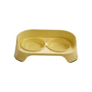 Bol double surélevé anti-renversement pour chat et chien, en acier inoxydable, base antidérapante, pour animaux de compagnie de petite, moyenne et grande taille - Product Image 3