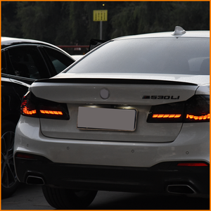 Pour BMW Série 5 G30 G38 2018-2020, feux arrière OLED style GTS, mise à niveau des feux arrière à LED séquentiels double écaille de dragon - Product Image 4