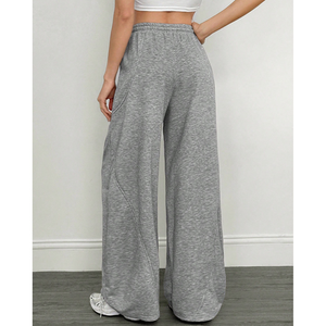 กางเกงลำลองขากว้างของผู้หญิงที่มีสไตล์และเก๋ไก๋ - Product Image 2