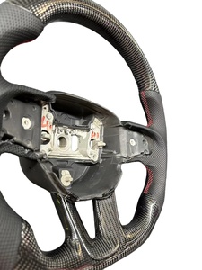 Volant en fibre de carbone sur mesure pour <span class=keywords><strong>Dodge</strong></span> <span class=keywords><strong>Challenger</strong></span> SRT <span class=keywords><strong>Hellcat</strong></span>/<span class=keywords><strong>Redeye</strong></span> - Product Image 4