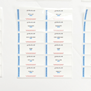 Etiqueta Adhesiva para Vacunas, Cuidado de la Salud, Laboratorio, Material BOPP Blanco, Laminación Brillante, Etiqueta de Producto para la Industria Médica - Product Image 2