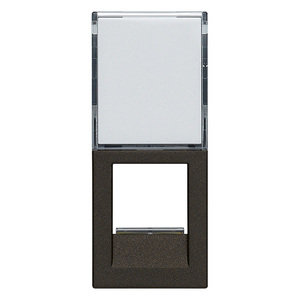 Black Keystone Door <b>Adapter</b> 2.2 In Length 5.3 In Width 1.5 In Height For Wall Mounting - Product Image 1