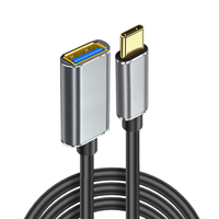 Kabel ekstensi Transfer Data USB 3.0 5Gbps, kabel ekstensi USB berlapis emas tahan lama, kabel OTG Transfer Data Super cepat untuk pria/wanita/USB C/micro-b