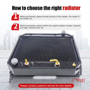 Radiator Mesin Berkualitas Tinggi S4S Hidrolik Digunakan untuk Forklift PN 91402-02300,91402-00500,CA01-202A - Product Image 3