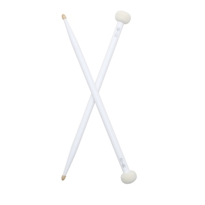 2 <span class=keywords><strong>Baquetas</strong></span> para Tambor, <span class=keywords><strong>Baquetas</strong></span> <span class=keywords><strong>de</strong></span> Doble Cara con Buen Agarre, Puntas <span class=keywords><strong>de</strong></span> <span class=keywords><strong>Fieltro</strong></span> y Arce, <span class=keywords><strong>Baquetas</strong></span> <span class=keywords><strong>de</strong></span> Doble Extremo - Product Image 2