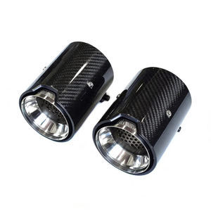 Puntas de Escape de Fibra de Carbono <span class=keywords><strong>M</strong></span> <span class=keywords><strong>Performance</strong></span> para <span class=keywords><strong>BMW</strong></span>, Pulido Espejo, para Serie 2/3/4/5, Logotipo <span class=keywords><strong>M</strong></span>, Compatible con m240i - Product Image 4