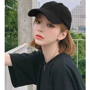 วิกผมสั้นผู้<span class=keywords><strong>หญิง</strong></span>แฟชั่นหนึ่งชิ้นสำหรับฤดูร้อนหมวกเบสบอลสีแดงสไตล์สตรีทและดูสปอร์ต - Product Image 1