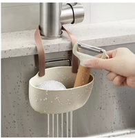 Égouttoir réglable porte-éponge à savon robinet nouveau support d'évier de cuisine panier de vidange suspendu passoires et passoires accessoires