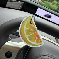 Désodorisant de voiture en papier personnalisé en forme de lettre, désodorisant en papier personnalisé à suspendre
