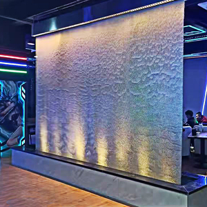 Fuente de Agua en <span class=keywords><strong>Cascada</strong></span>, Pared de Agua, Adornos para Jardín y Hogar, <span class=keywords><strong>Cascada</strong></span> Artificial de Vidrio - Product Image 1