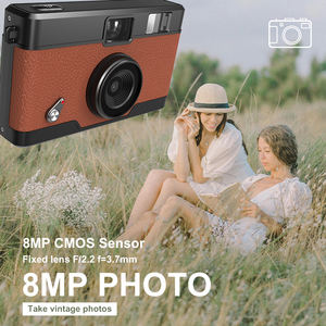 Appareil photo numérique rétro sans écran personnalisé en gros avec capteur 8MP et flash LED, appareil photo vintage sans écran - Product Image 4