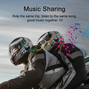 Водонепроницаемая мотогарнитура Q18 с поддержкой связи между двумя пользователями, Bluetooth-гарнитура для мотоциклетного шлема - Product Image 4