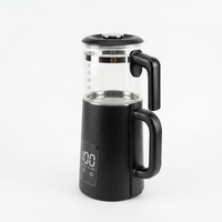 Bouilloire électrique numérique à écran tactile 1,8 L, 1500 W, température variable 45-90°C ℃   Système de maintien au chaud avec arrêt automatique pour usage domestique