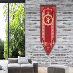 Drapeaux suspendus rectangulaires en polyester Game of Thrones pour la décoration <span class=keywords><strong>de</strong></span> bar, vente en gros directe d'usine transfrontalière - Product Image 3