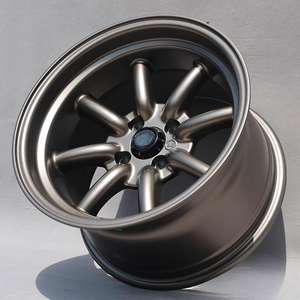 Jantes en alliage bronze 14 15 pouces 4x100/114.3 14x9 15x9 à rayons multiples profonds <span class=keywords><strong>4</strong></span> <span class=keywords><strong>trous</strong></span> pour Toyota - Product Image 3