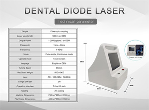 Nuovo Laser Dentale a Diodi 980nm <span class=keywords><strong>2026</strong></span> per Chirurgia dei Tessuti Molli con Kit Fibra e Occhiali di Sicurezza 20W - Product Image 2
