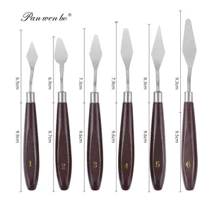 Peinture à l'huile Palette Couteau Spatule Peinture Outils 18pcs Peinture Couteau Set Acier Artiste Peinture à l'huile Palette Couteau Set