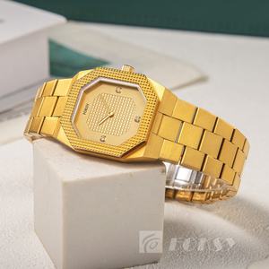 Montres Pour Dames en Acier Inoxydable à Cadran Carré avec Logo Personnalisé OEM, <span class=keywords><strong>Montre</strong></span> à Quartz avec Diamants pour Femmes, Vente en Gros d'Usine - Product Image 5